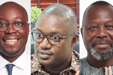 Ministers: Dr Ato Forson-Finance, Dr Ayine-AG, Jinapor-Energy