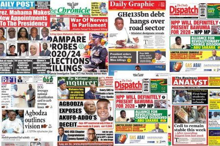 Tuesday, January 21, 2025 Newspaper Headlines