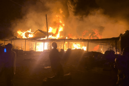 Mahama orders tightened security to protect markets from fires