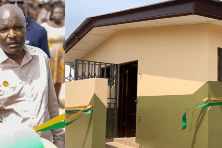 Vivo Energy renovates 9-seater toilet facility at La Enobal Basic School