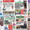 Newspapers, Headlines, Newscenta, Thursday, February 13,