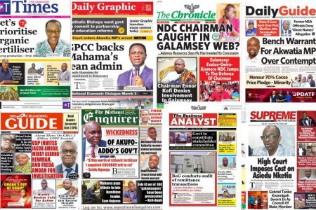 Thursday, February 20, 2025 Newspaper Headlines