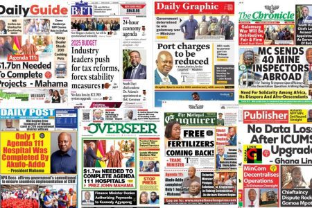 Tuesday, February 25, 2025 Newspaper Headlines