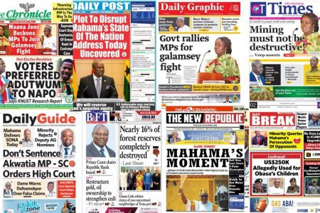 Thursday, February 27, 2025 Newspaper Headlines