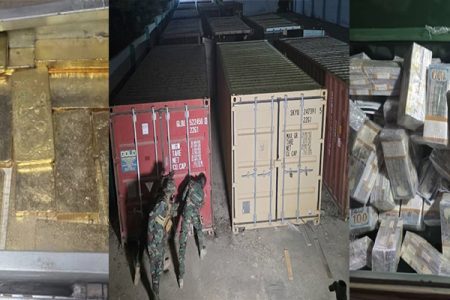 National security intercepts huge cash, gold in 20 footer container