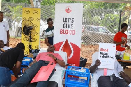 MTN Ghana restocks blood bank to save lives