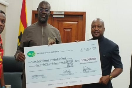 NLA donates GH¢100,000 towards efforts to combat CSM in Upper West Region