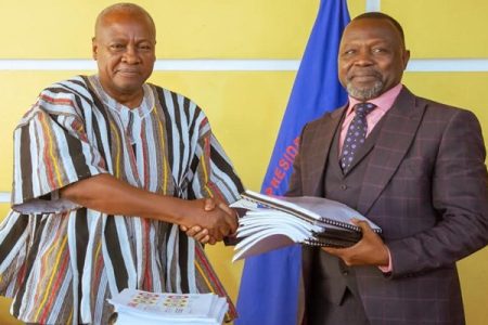 Mahama receives instructs A-G to start work on ORAL report