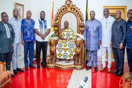 Otumfuo pledges support for govt’s renewed  galamsey fight