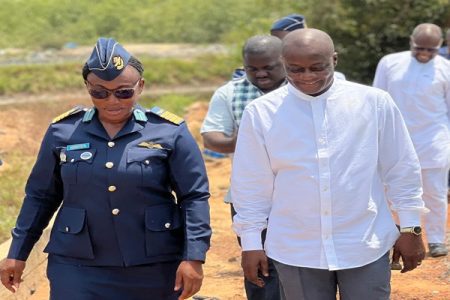 About 88 acres of Takoradi Air Force Base land encroached