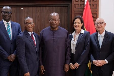 Republic Bank (Ghana) PLC interacts with President Mahama