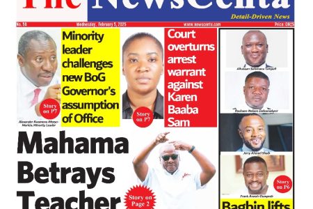 Wednesday, February 5, 2025 Newspaper Headlines