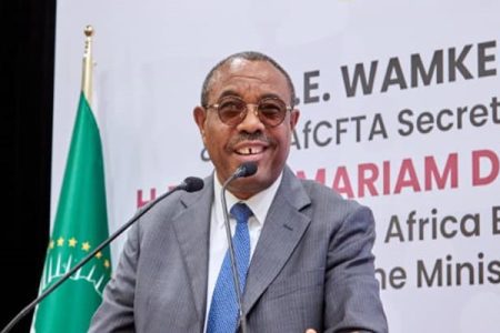 Former Ethiopian PM urges African nations to prioritize trade growth