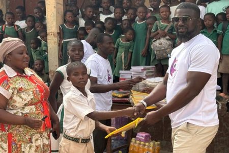 Adigasa Foundation donates to schools in Navrongo