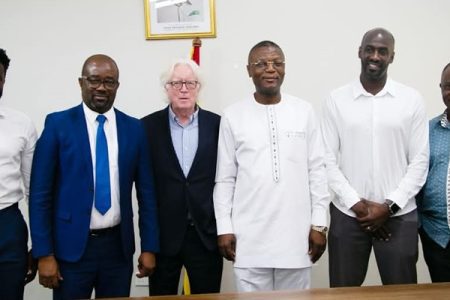 Black Stars Technical team pays courtesy call on Sports and Recreation Minister