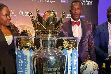 Premier League trophy arrives in Accra for Guinness Ghana Tour