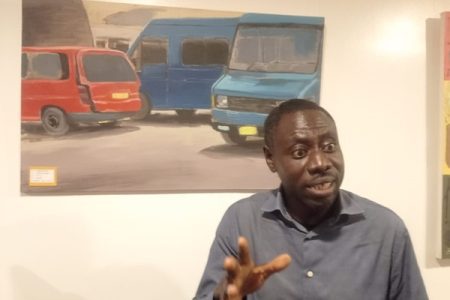 Caleb Otutu and Charles Paddy Sawyer showcase works at Accra City Hotel