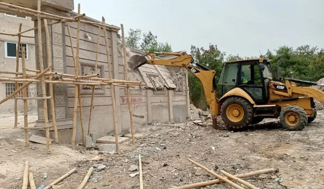Illegal structures at Sakumono Ramsar site demolished