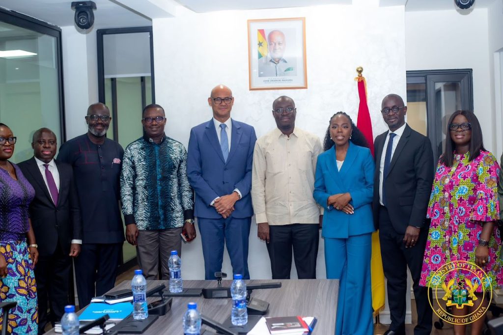 Ecobank executives with Dr Cassiel Ato Forson