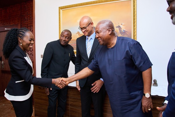 Ecobank executives with President_John Mahama