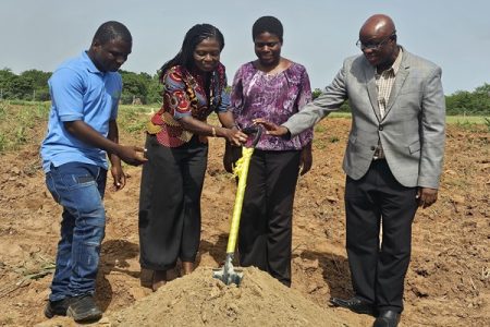 MTN Ghana cuts sod for GH₵3m Vegetable Training Centre at UG