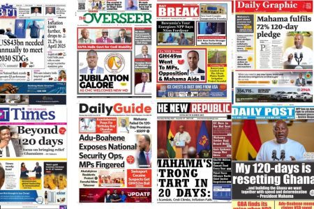 Thursday, May 8, 2025 Newspaper Headlines