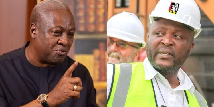 President John Mahama and Ibrahim Mahama