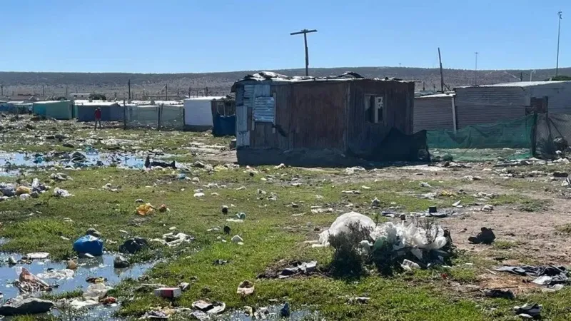 Shack where Joshlin and her family lived