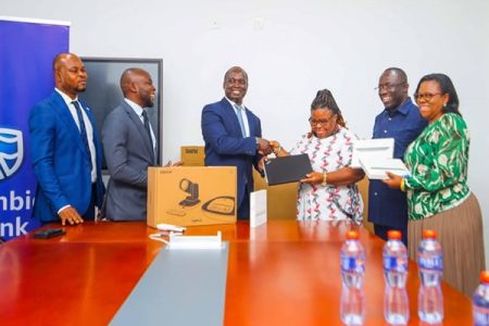 Stanbic donates ICT equipment to UHAS for digital learning