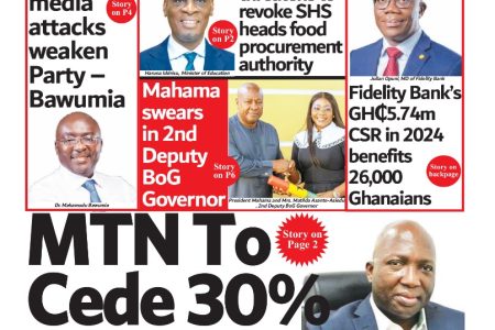 Monday, May 5, 2025 Newspaper Headlines