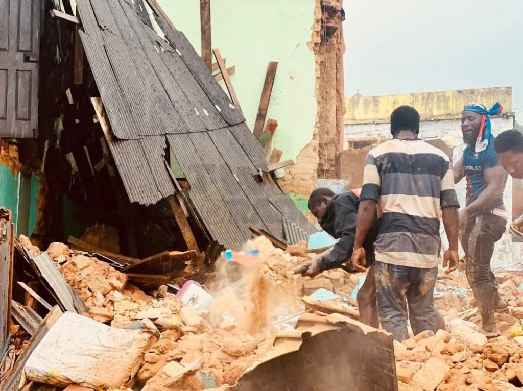 Cape Coast Buildings collapse