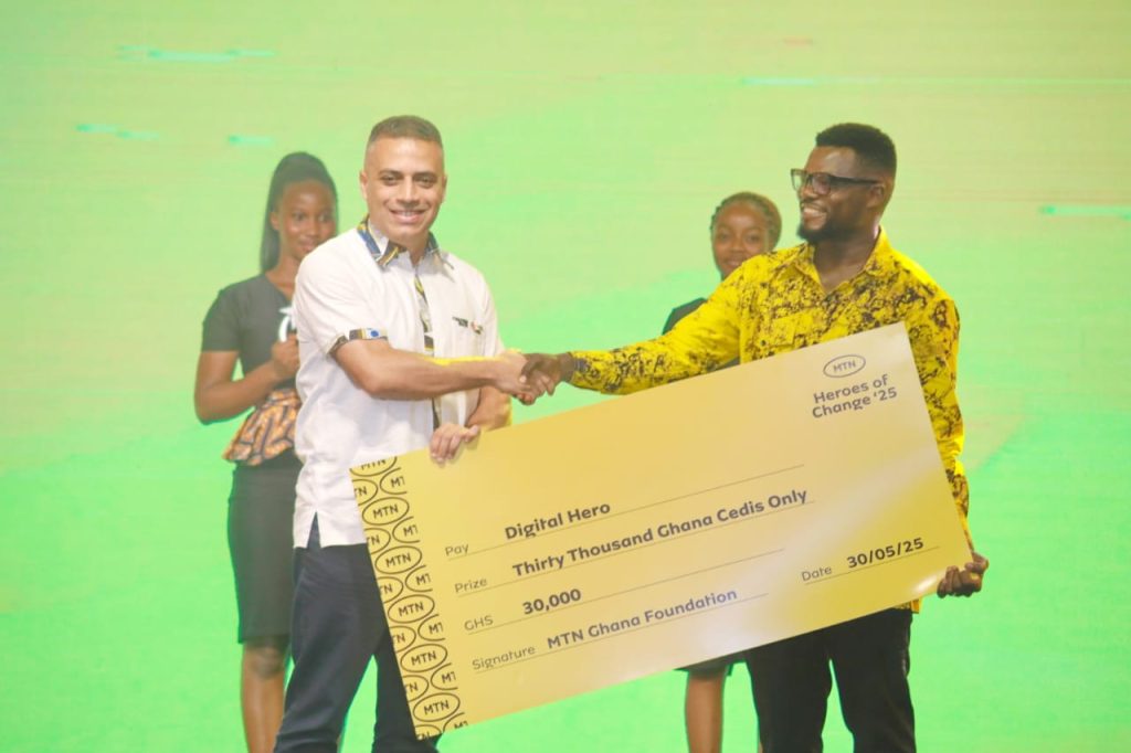 Digital Hero of the Year award to James Annor Tetteh (Nana T)
