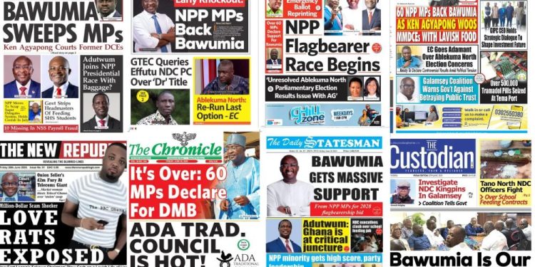 Newspapers, Headlines, Newscenta, Friday, June 20,
