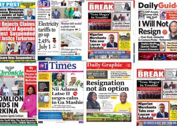 Newspapers, Headlines, Newscenta, Thursday, June 26,