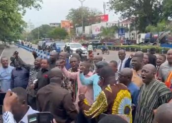 NPP MPs protest at Police Headquarters over Ablekuma North election results