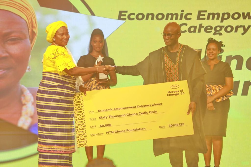 Sakina Mumuni, winner of the Economic Empowerment category