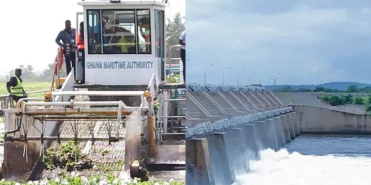 Kpong dam,VRA,weeds,