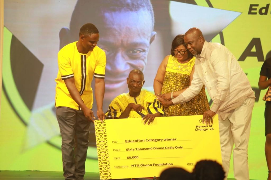 Adangabey, winner of the Education category