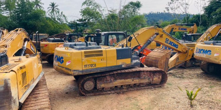 Galamsey excavators seized