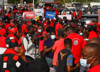 Ghanaians protest