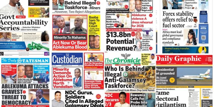 Newspapers, Headlines, Newscenta, Monday, July 14,