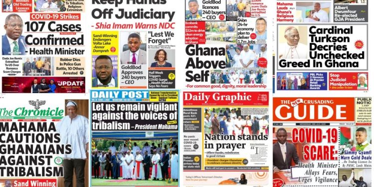 Newspapers, Headlines, Newscenta, Wednesday, July 2,