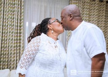 Mahama love wife