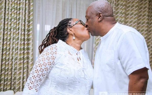 Mahama love wife