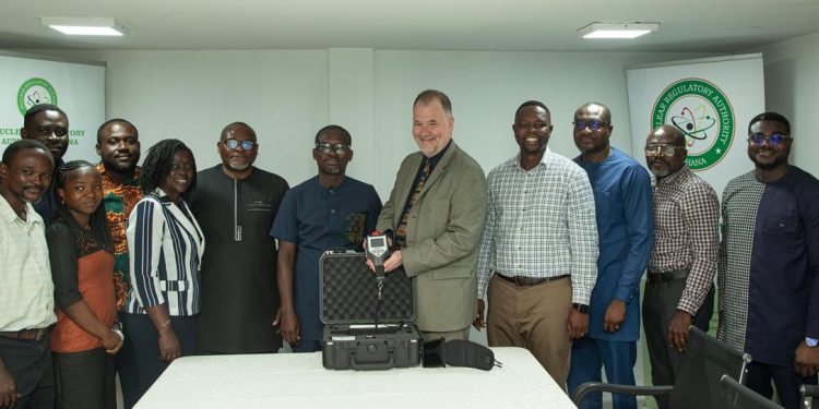 Nuclear tracking Ghana