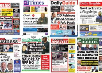 Newspapers, Headlines, Newscenta, Tuesday, August 5,