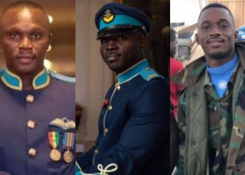 Mahama Air Officers Tributes soldiers