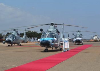 Military helicopter globally