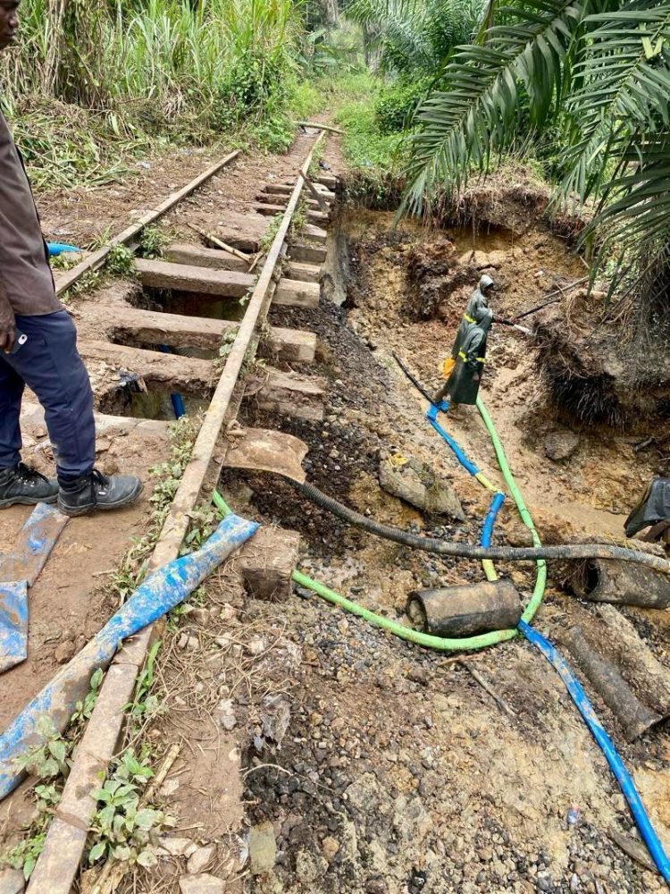 Galamsey Bonsawere railway