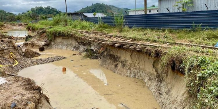 Galamsey Bonsawere railway